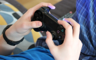 video game playing in progress